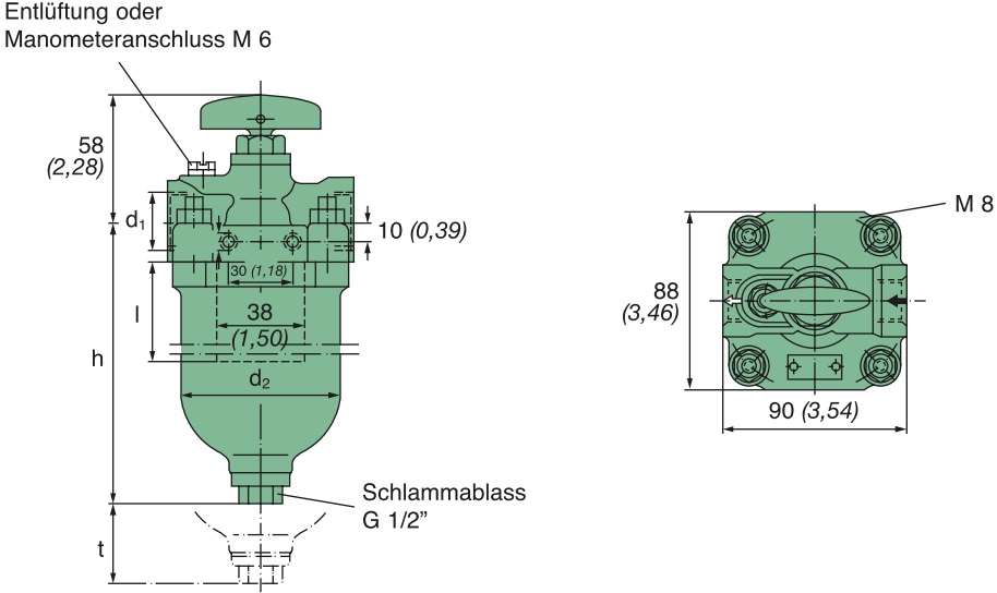 KMGP00002 plate gap-type filter