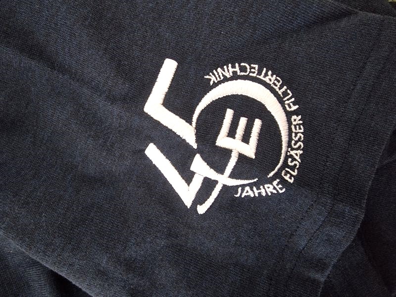 EFT Jubiläums-Shirt dark blue melange Herren M