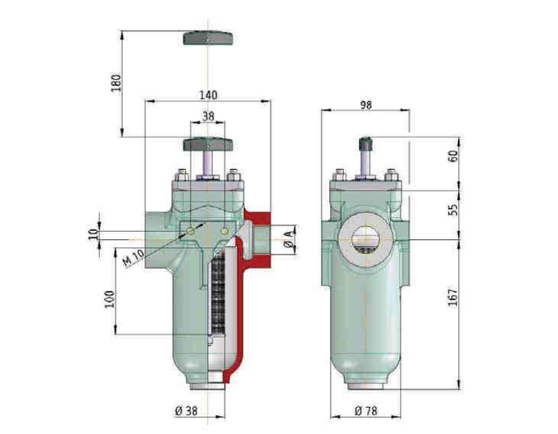 KMGT00003 tube gap-type filter