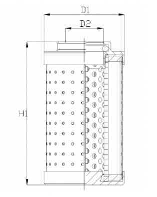 D102G10XB0 Hydraulikfilterelement (Druckfilter)