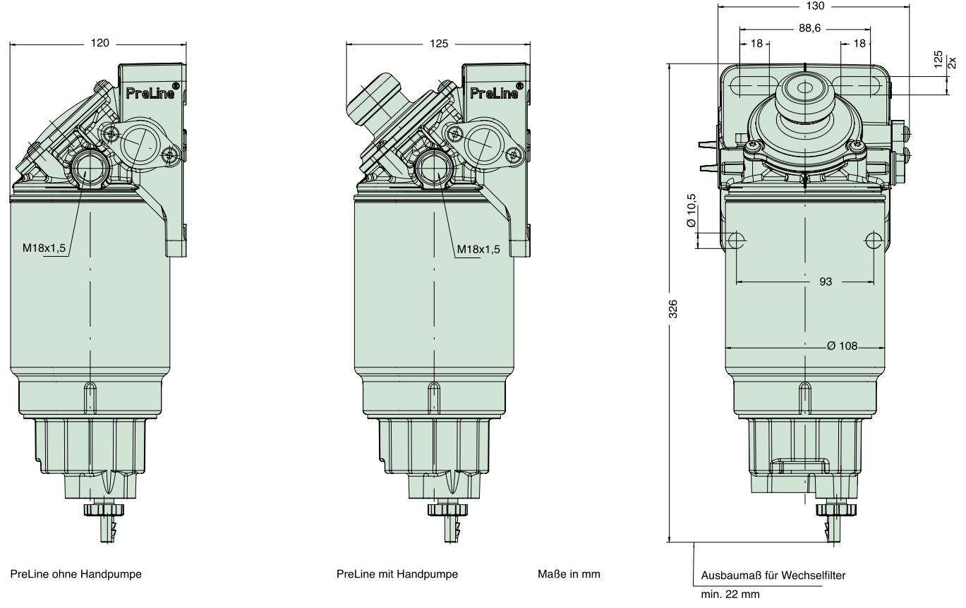 66 604 62 257 fuel filter