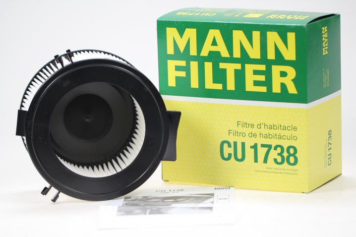 CU 1738 cabin air filter element