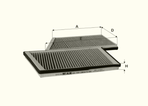 HCK7051 Innenraumfilterelement