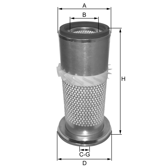 HP4544K air filter element