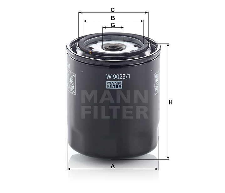 W 9023/1 oil filter