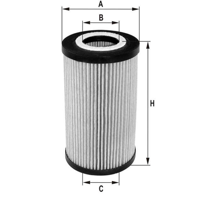 MLE1478 Ölfilterelement (metallfrei)