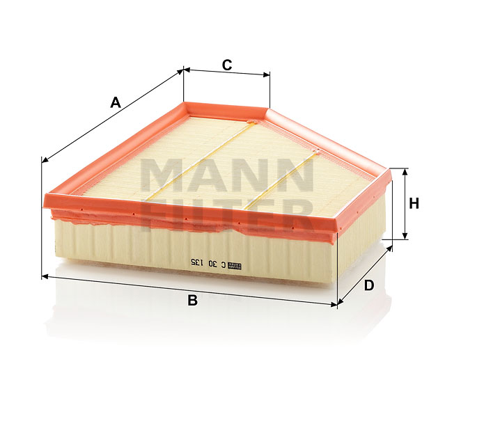 C 30 135 air filter element