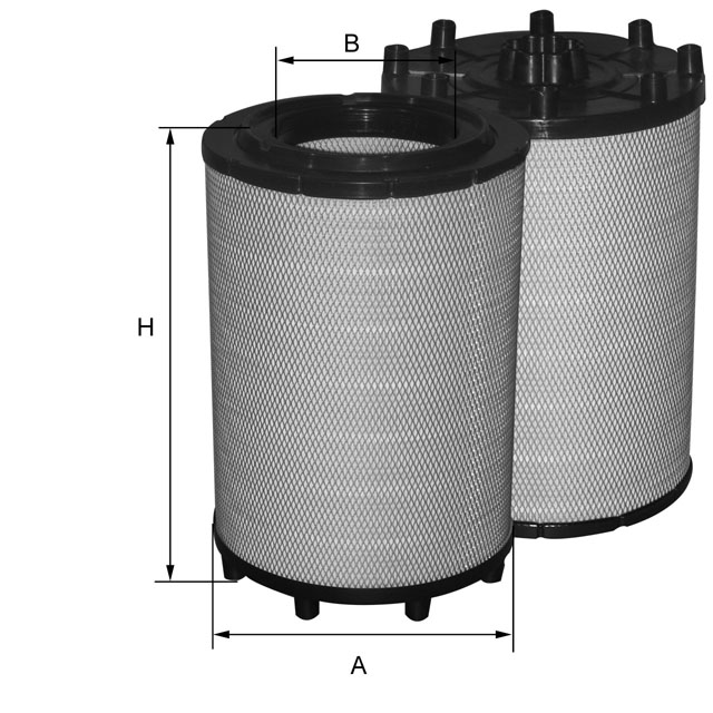 HP2637 Luftfilterelement