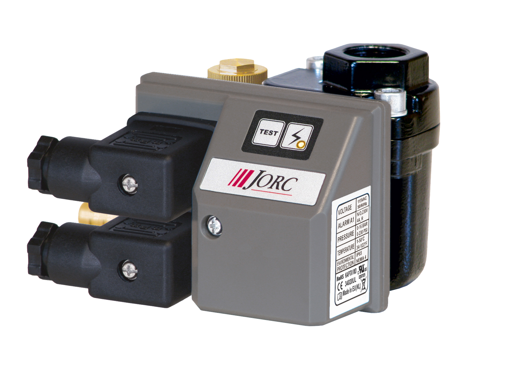 3422 A1 JORC KAPTIV-MD-AL G1/2 4.5 115VAC 16BAR (NO)