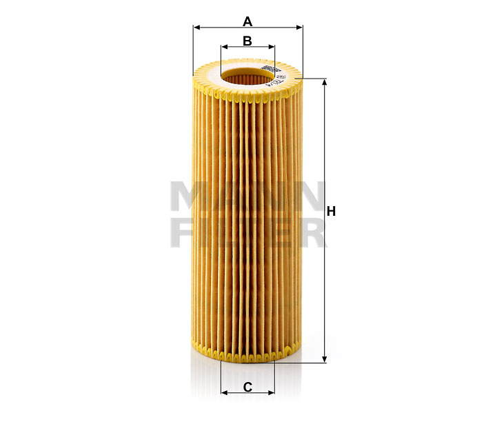 HU 721/4 x Flüssigkeitsfilterelement (metallfrei)