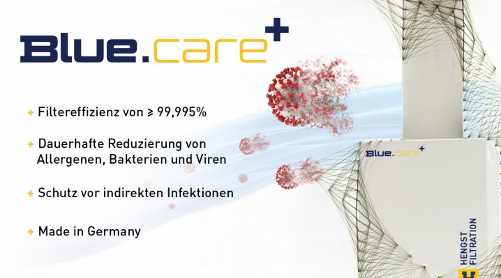 BlueCare+L Antivirales Luftreinigersystem