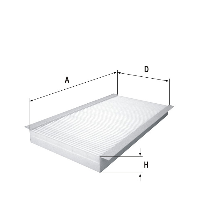 HCK7002 Innenraumfilterelement (Aktivkohle)