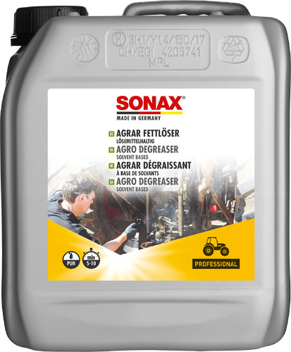 SONAX AGRAR Fettlöser lösemittelhaltig - 5 Ltr