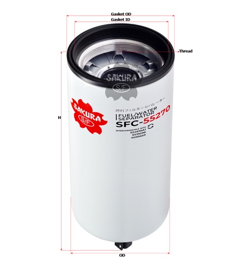 SFC-55270 Kraftstoff/Wasserabscheider