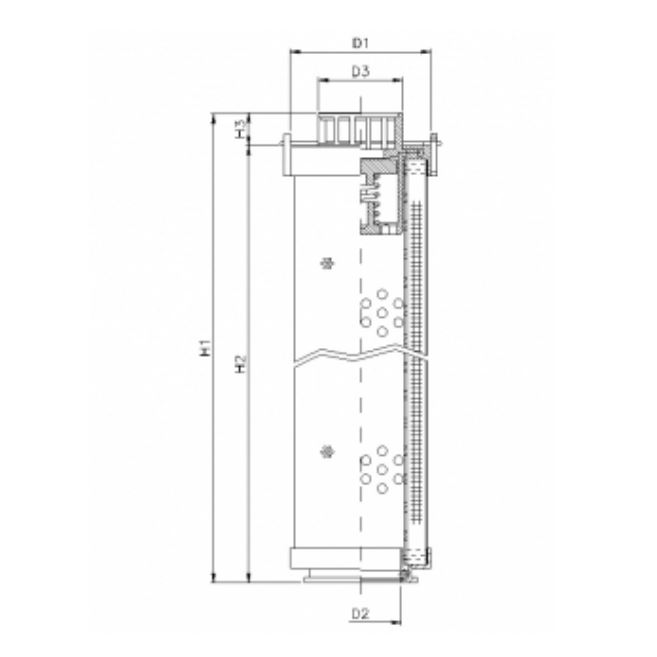 RHR240G20B3/AB1 Filterelement für Rücklauffilter
