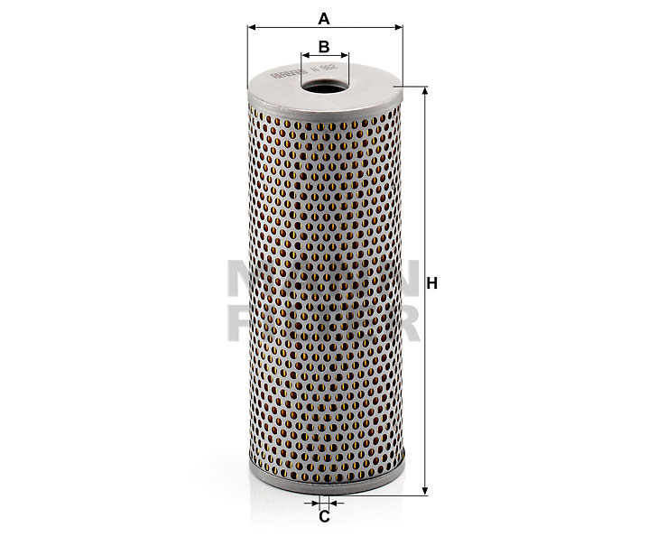H 962 hydraulic filter element