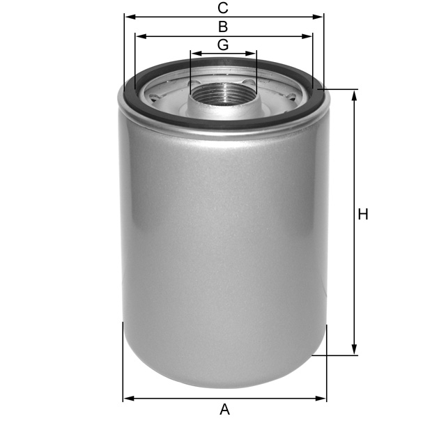 ZP3057A oil filter spin-on