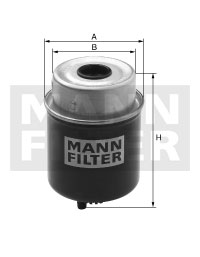 WK 8128 fuel filter spin-on