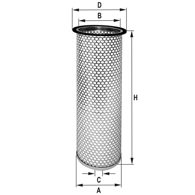 HP709 air filter element (secondary)