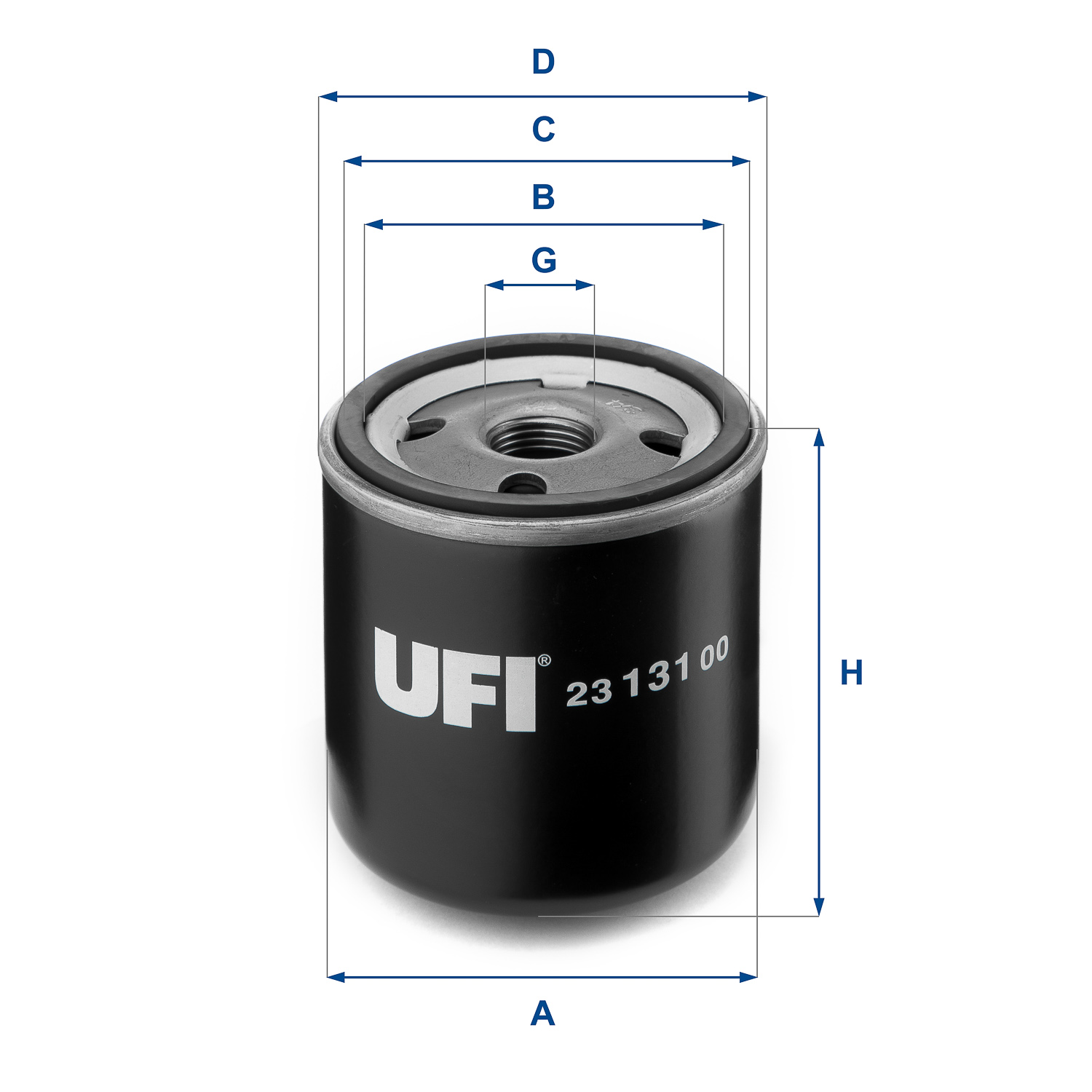 23.131.00 oil filter spin-on