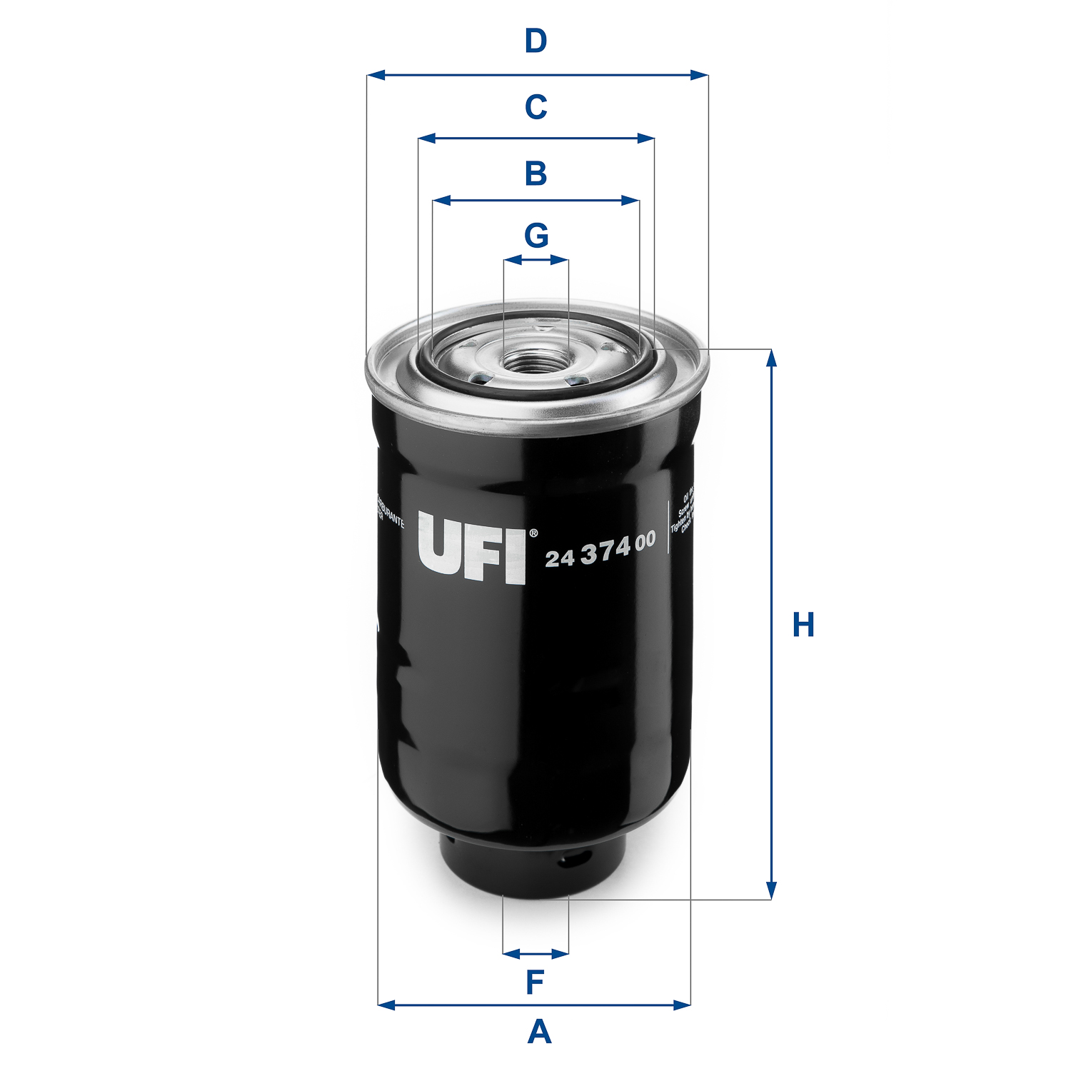 24.374.00 fuel filter spin-on