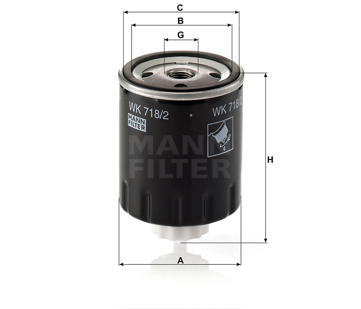 WK 718/2 fuel filter