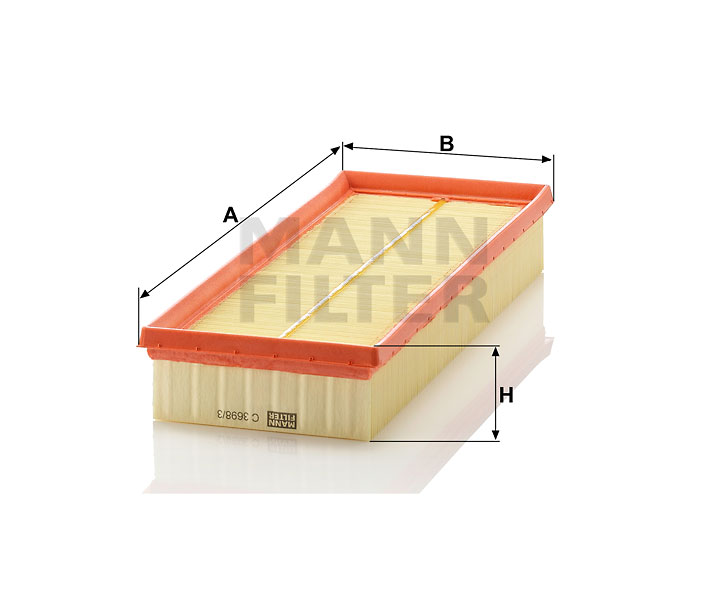 C 3698/3-2 air filter element