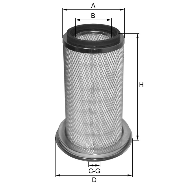 HP4557 Luftfilterelement