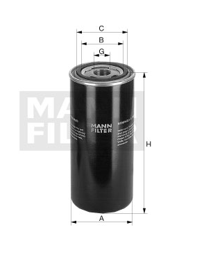 WD 13 011 x oil filter spin-on