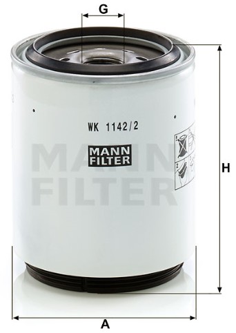 WK 1142/2 x Kraftstoffwechselfilter
