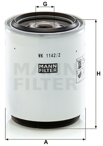 WK 1142/2 x Kraftstoffwechselfilter