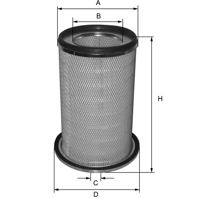 HP4076 air filter element