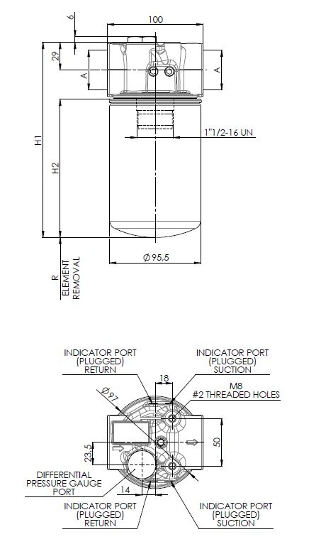 FAHA140G03BB4DW000S0 Leitungsfilter (Druckfilter)
