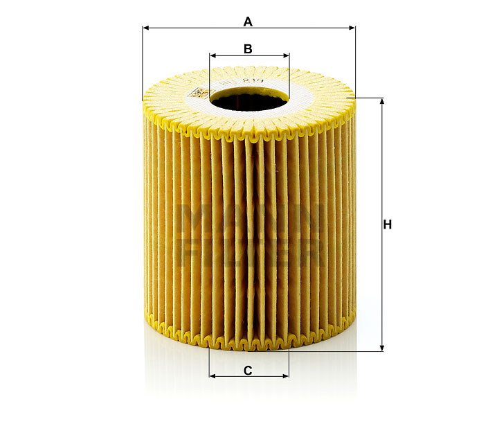 HU 819 x Ölfilterelement metallfrei