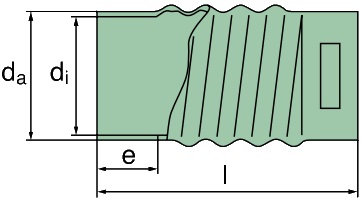 39 000 27 184 Verbindungsstutzen 150 x 215mm (Gummi)