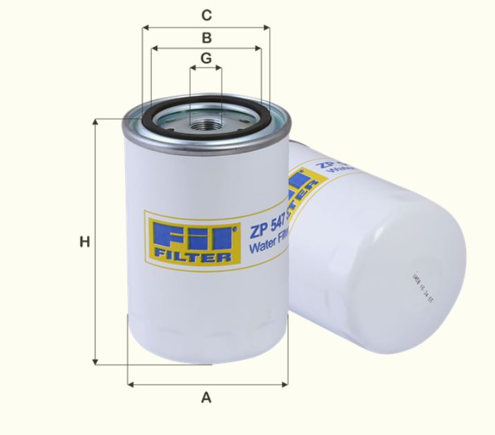 ZP547S coolant filter spin-on