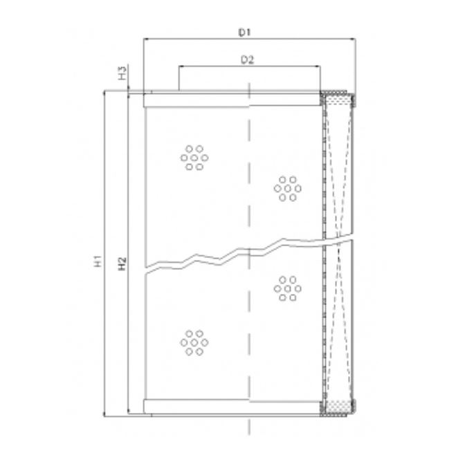 R320G03PV Hydraulikfilterelement (Rücklauffilter)
