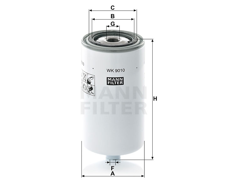 WK 9010 fuel filter