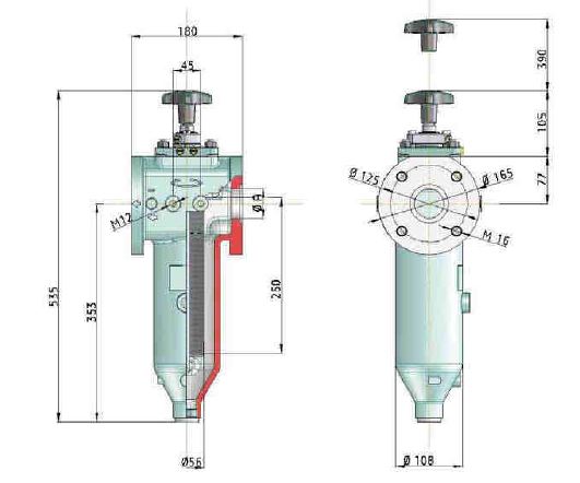 25.001.00022 plate gap-type filter insert