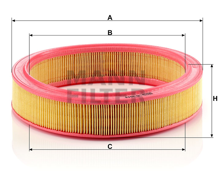 C 3055 air filter element