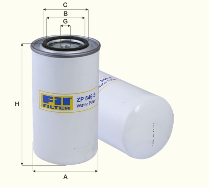 ZP546S coolant filter spin-on