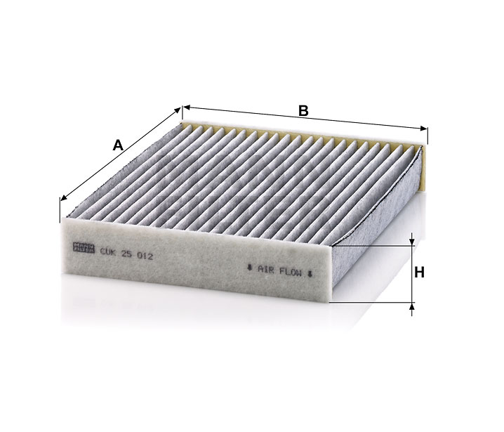 CUK 25 012 cabin air filter (activated carbon)