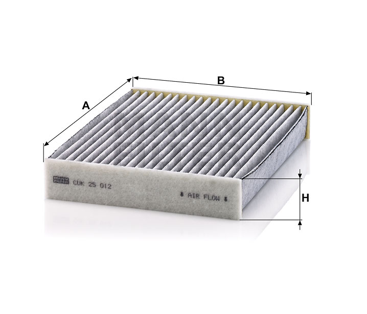 CUK 25 012 Innenraumfilterelement (Aktivkohle)
