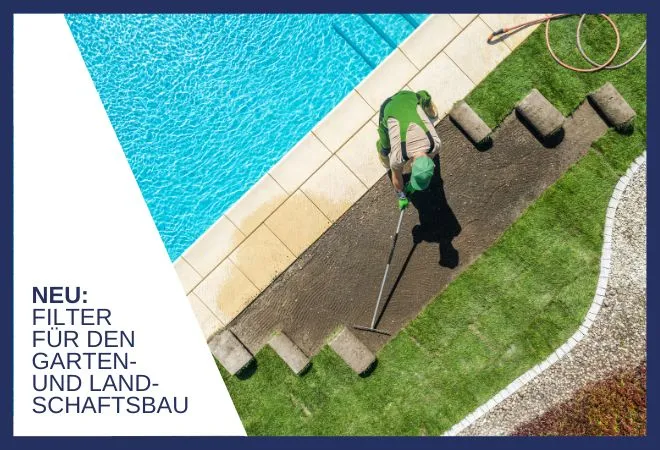 Filter für Garten- und Landschaftsbau GaLaBau Filter
