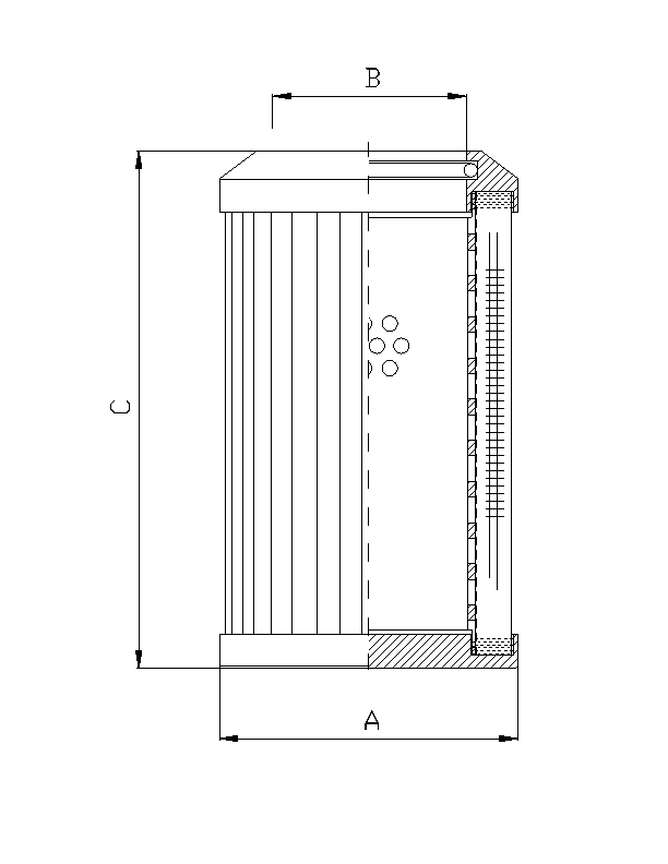 DMD149K20B hydraulic filter element