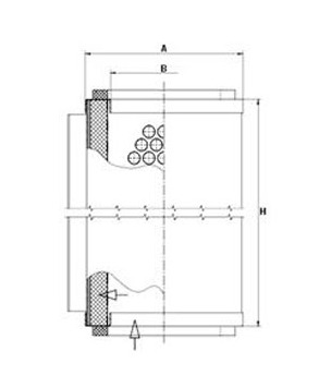 LE 10 016 air/oil separator element