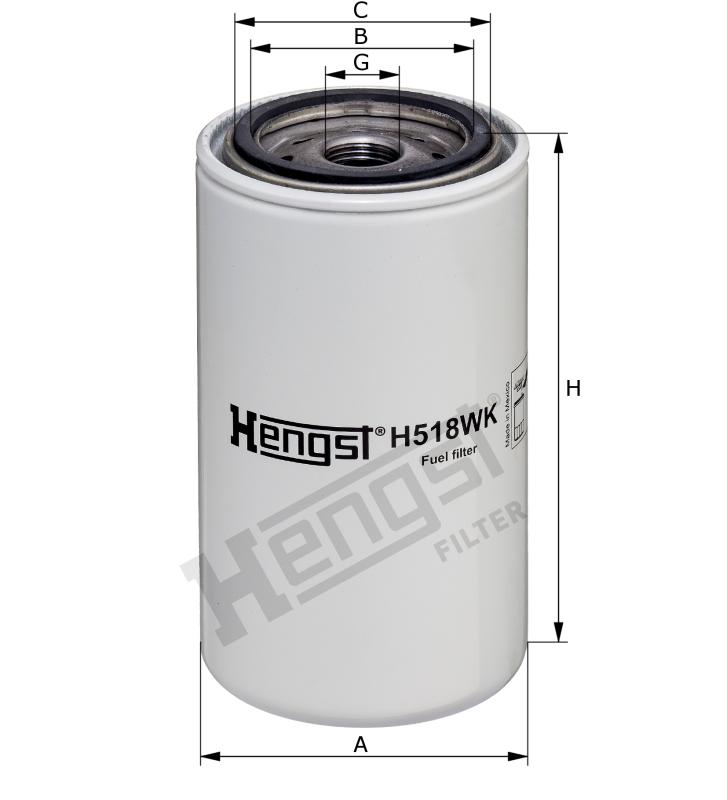 H518WK D629 Kraftstofffilter