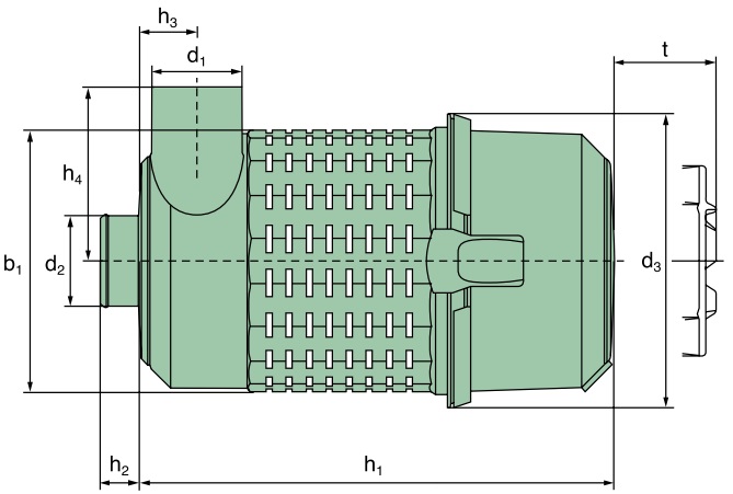 44 180 92 960 Luftfilter (Europiclon Vakuumfilter)