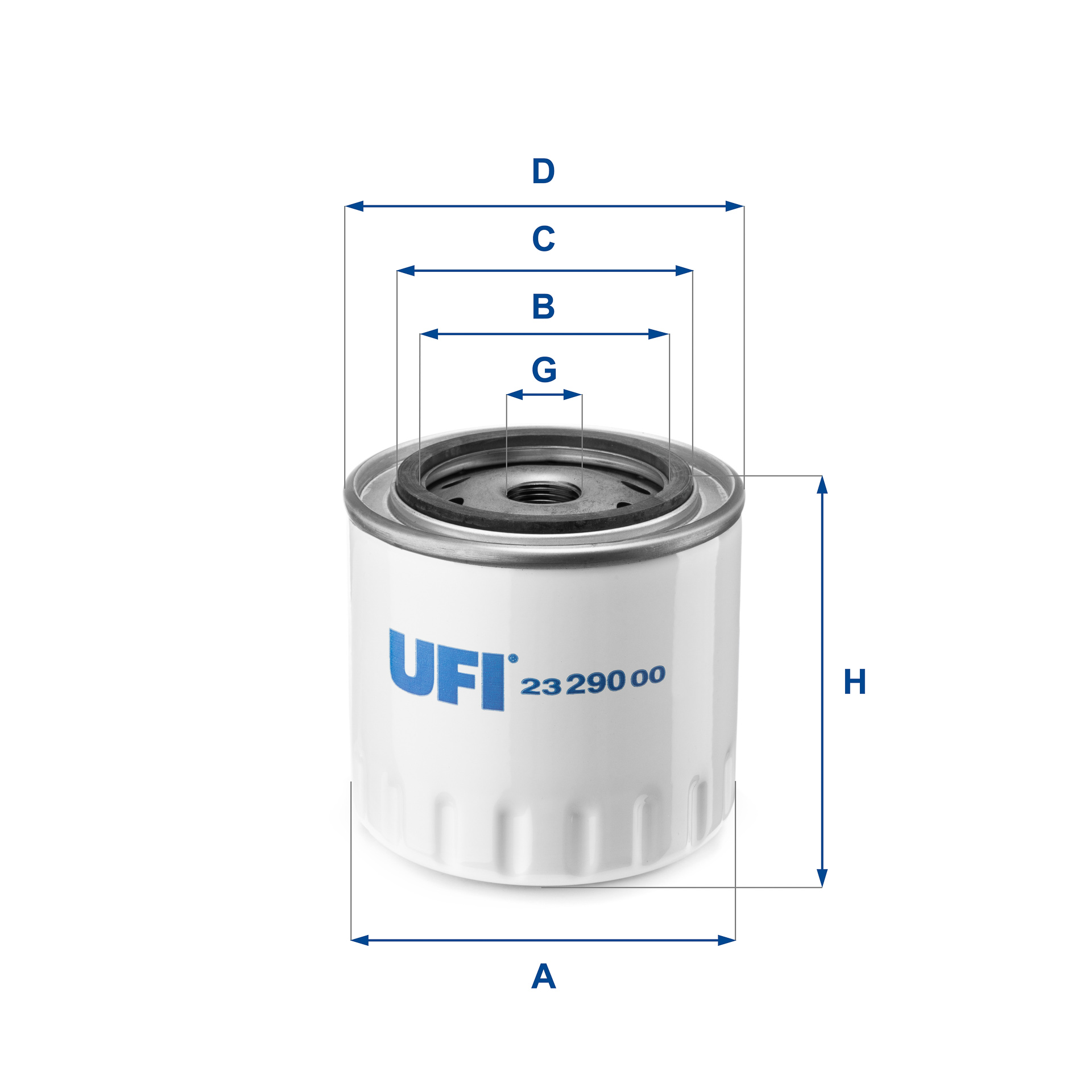 23.290.00 oil filter spin-on