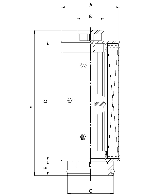 U122G03V/ESD Hydraulikfilterelement